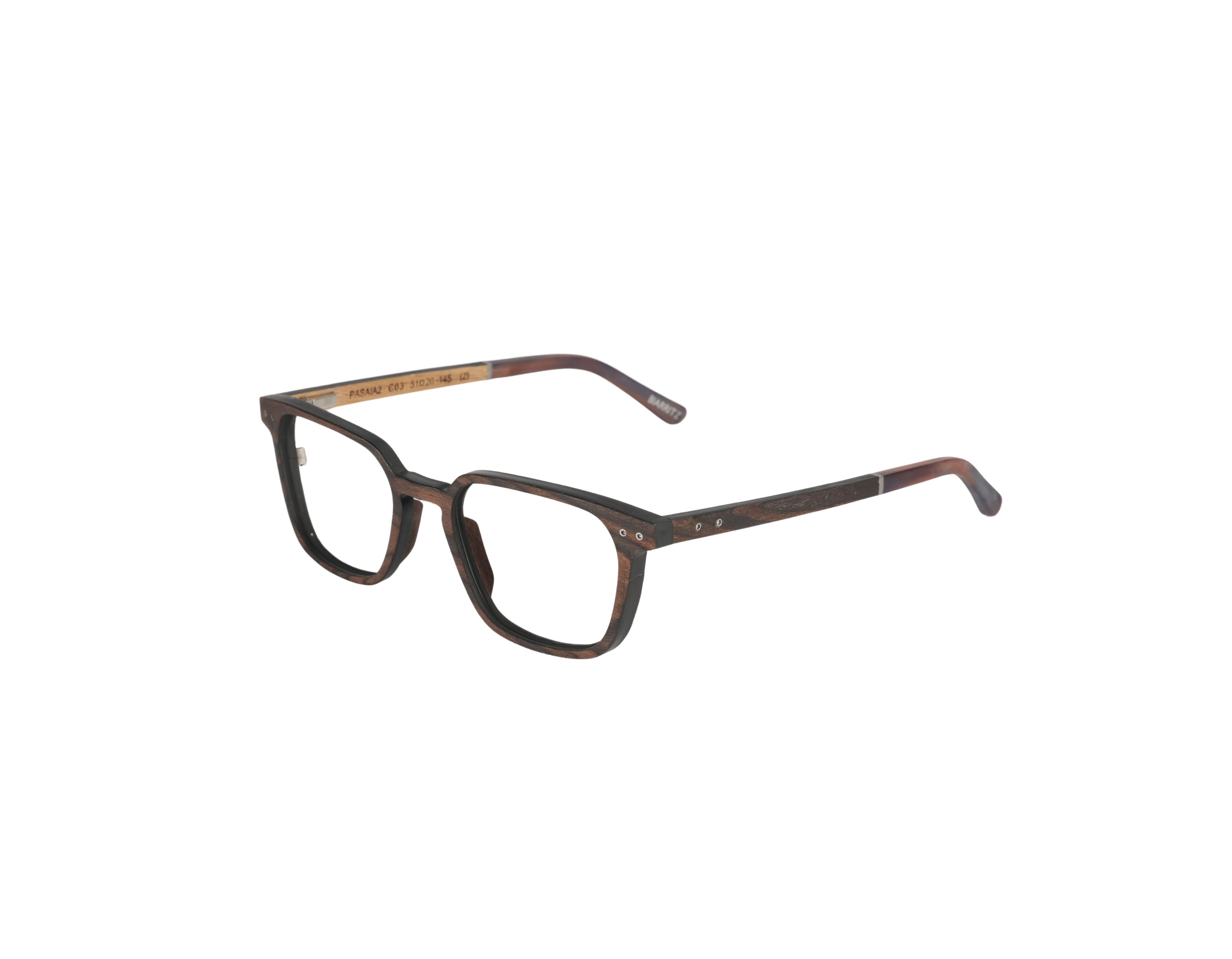 Lunettes de vue en bois - Collection Racine PASAIA2C03